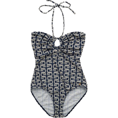 Gant G Patterned Swimsuit - Evening Blue