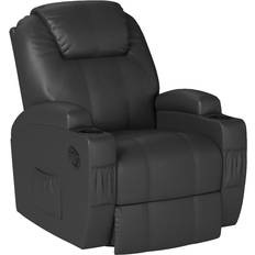 Armrests Armchairs Furniwell LRMSP0 Rocker Black Armchair 41.7"