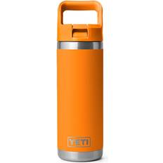 Orange Serving Yeti Rambler King Crab Orange Water Bottle 18fl oz