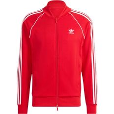 Slim-fit - XL Oberbekleidung Adidas Adicolor Classics SST Track Jacket - Better Scarlet/White