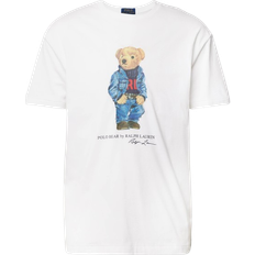 Vit herr tshirt ralph lauren Polo Ralph Lauren Classic Fit Polo Bear Jersey T-shirt - White