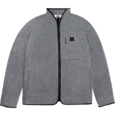 Rains Pullover Rains Durban Fleece Jacket - Dark Grey Melange