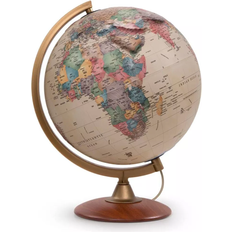 Wood Globes Waypoint Geographic Colombo Antique Physical Relief Globe 30.5cm