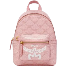 MCM Backpacks MCM Stark Bebe Boo Lauretos Backpack X-Mini - Silver Pink