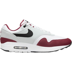 NIKE Air Max 1 M - White/Dark Team Red/Pure Platinum/Black