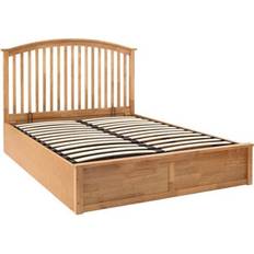 Oak & steel GFW Madrid Wooden Ottoman Brown 147x200cm
