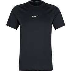 Nike Men's Pro Dri-FIT Slim Short-Sleeve Top - Black/White