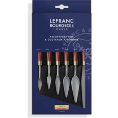 Malerkniver Lefranc & Bourgeois Painting Knife with Elastic Metal Blade Set of 6