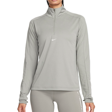 Nike Pacer Dri-FIT Pullover with 1/4 Zip Women - Dark Stucco/Sail