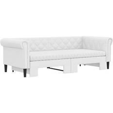 Cuero - Sofá Cama Sofás vidaXL Trundle White Sofa 235cm