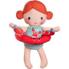 Tela Juguetes de baño Lilliputiens Axelle Bath Doll with Red Bath Ring