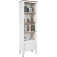 CLP Dorma Standing White Bücherregal 190cm