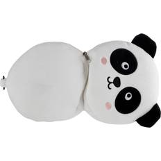 Panda Round Plush Travel Pillow & Eye Mask