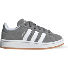 Kid's Campus 00s Elastic Lace - Grey Three/Cloud White/Gum
