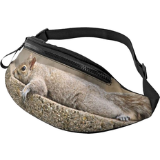 BAFAFA Squirrel Just Add Printed Waist Bag - Black