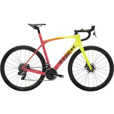 Trek Domane SLR 7 AXS Gen 3 - Radioactive Coral to Yellow Fade Men's Bike