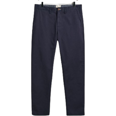 Gant Man Broeken Gant Regular Fit Twill Chinos - Navy