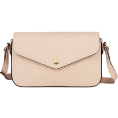 Gucci GG Super Mini Shoulder Bag - Light Beige