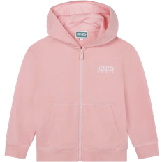 Kenzo Girl's Embroidered Logo-Print Hoodie - Pink