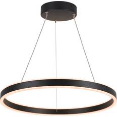 SLV One Phase 60 Up/Down Black Pendant Lamp ∅ 60cm