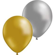 Sassier Latex Balloons Gold/Silver 20-pack