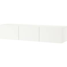 IKEA Bänkar IKEA BESTÅ White TV-bänk 180x38cm