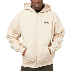 Pegador Narson Oversized Sweat Jacket - Washed Desert Sand