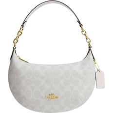 Coach Payton Hobo Bag In Signature Canvas - Gold/Chalk/Glacier White