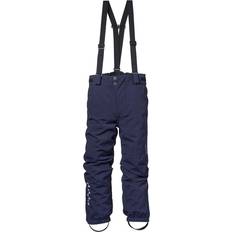 Isolationsfunktion Shellkleidung Isbjörn of Sweden Kid's Hurricane Hard Shell Pant - Navy (3621-72)