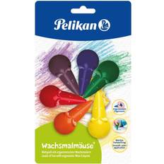 Mouse Shaped Wax Crayons 6-pack