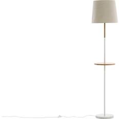 Trä Golvlampor & Markbelysning Sky Furniture Hattman White/Beige Golvlampa 165cm