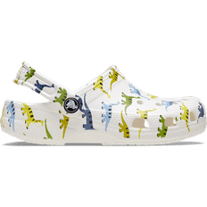 Hvite Tøfler Crocs Kid's Classic Character Print Clog - Dinosaur