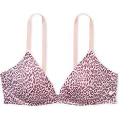 Victoria's Secret Sexy Tee Push Up Wireless Smooth Bra - Pink Leopard