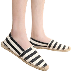 50 - Herre/Unisex Espadrillos Shein Men's Handwoven Grass Weave Shoes, Spring/Summer New Arrival Linen Boat Shoes With Breathable Canvas, Large Size, Lazy Fisherman Rope Shoes, Ultra-Lightweight, Trendy Irregular Patterned Design