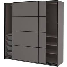 IKEA Pax/Mehamn Dark Grey Garderob 200x201.2cm