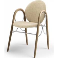 Brdr. Krüger Chairs Brdr. Krüger Arcade Cream/Chrome Kitchen Chair