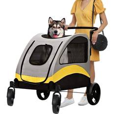 Large dog stroller Shein Portable Dog Stroller Extra Large 107x112cm
