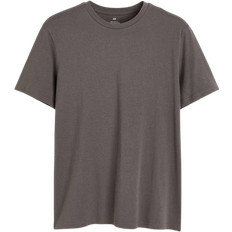 H&M Men T-shirts H&M Regular Fit T-shirt - Dark Gray