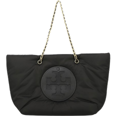 Tory Burch Ella Puffy Chain Shell Tote Bag - Black