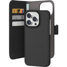 Puro Apple iPhone 15 Pro Lommeboketuier Puro Detachbale 2 In 1 Wallet Case for iPhone 15 Pro