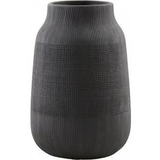 House Doctor Groove Black Vas 22cm