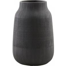 House Doctor Groove Black Vase 22cm