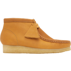 51 ½ - Herren Mokassins Clarks Originals Tan Wallabee Desert Boots - Mid Tan Leather