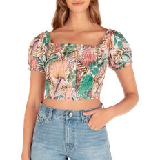 Square Blouses Hurley Palmetto Sunset Top - Print