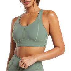 Gymshark Stitch Feature Sports Bra - Unit Green