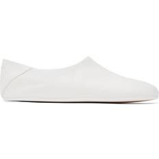 Suede Low Shoes MM6 Maison Margiela Ballet - White