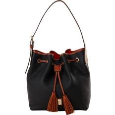 Dooney & Bourke Pebble Grain Aimee Drawstring Bag - Black