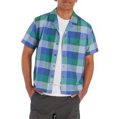 Marmot Hemden Marmot Muir Camp Novelty Short-Sleeve - Trail Blue Charlie Plaid