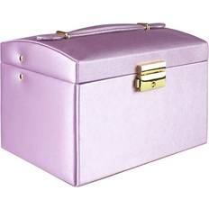 Lilla Smykkeoppbevaring Northix Jewelry Box, Faux leather Purple