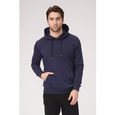 TeeShoppen Basic Hoodie Sweat Sportswear - Navy